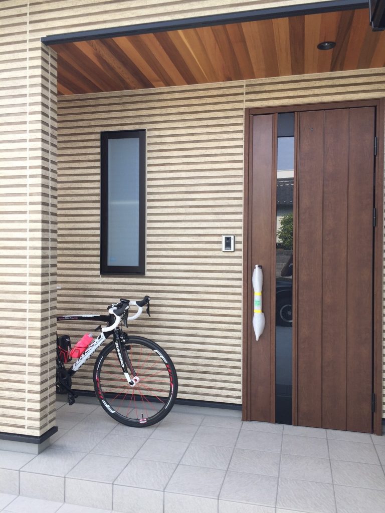 ロードバイク 自転車 の保管場所 富山市の注文住宅 Zeh