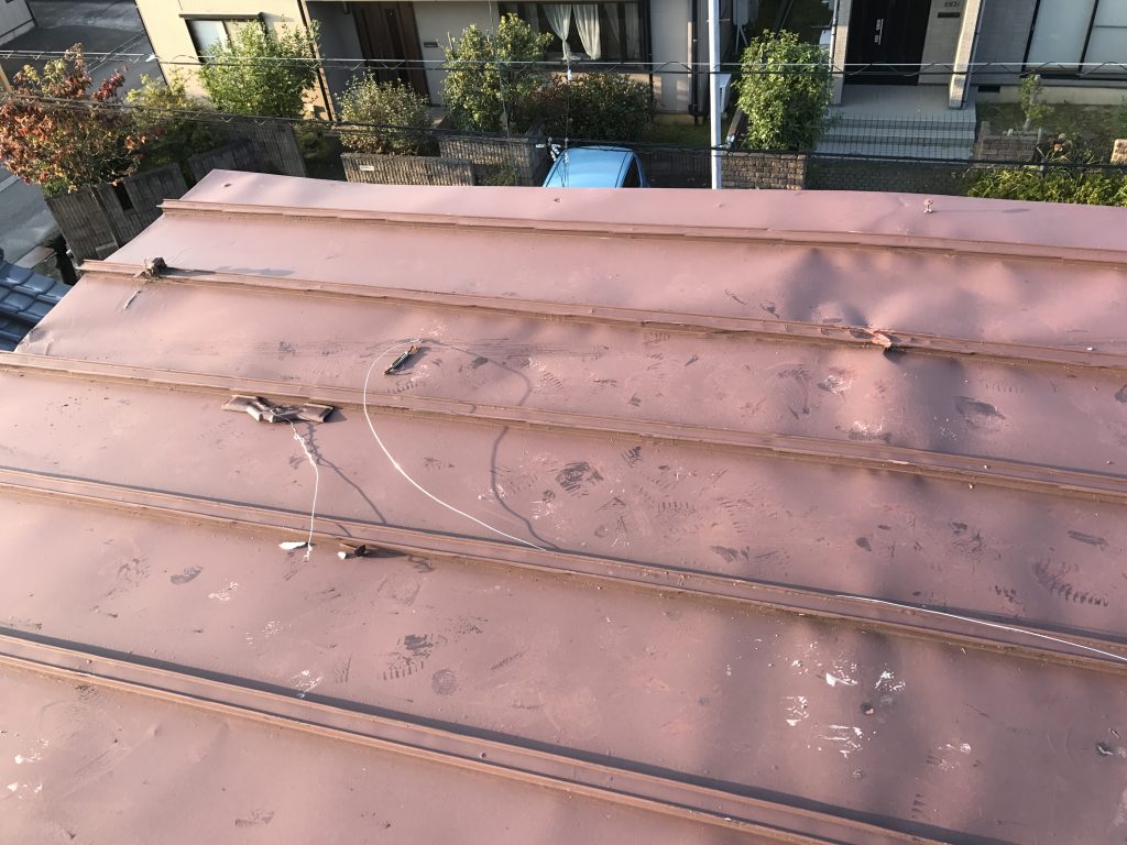 富山市で屋根の修繕工事　