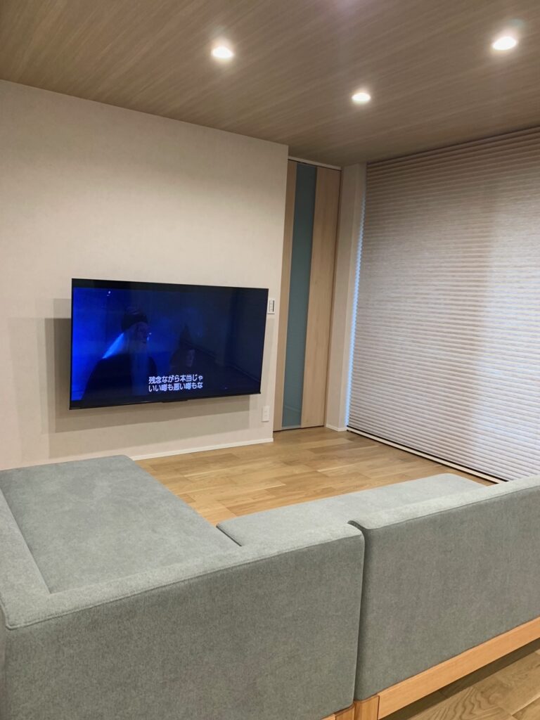 TVが主役じゃないリビング