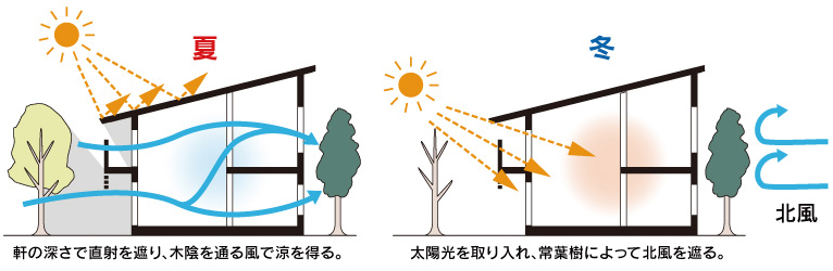 設計のエコ的工夫