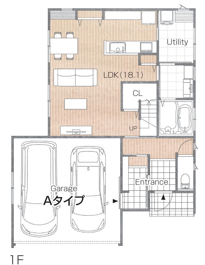 ガレージハウス 車好きのための家 暮らしに楽しさと便利さをプラスワン 富山市の注文住宅 Zeh