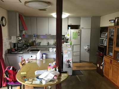 ダイニングキッチン リノベーション前