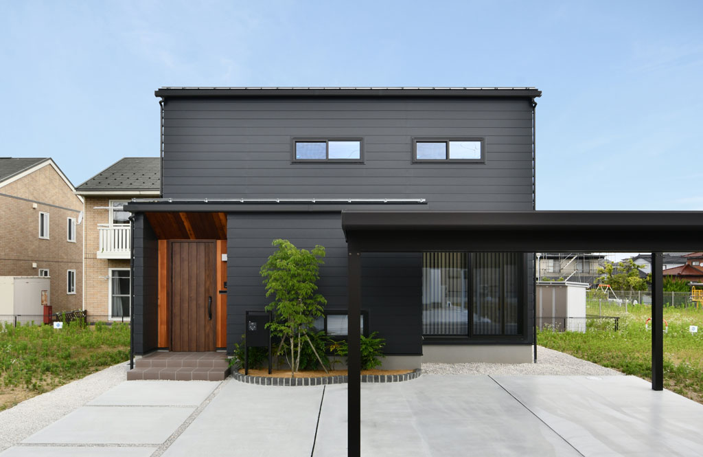 定額制注文住宅「Haco*2」四角い家 モデルハウス 外観